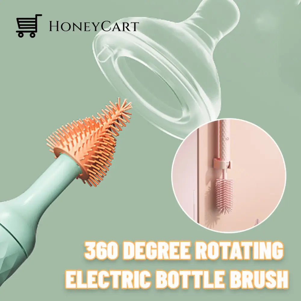 360 Degree Rotating Electric Bottle Brush Beauty& Health