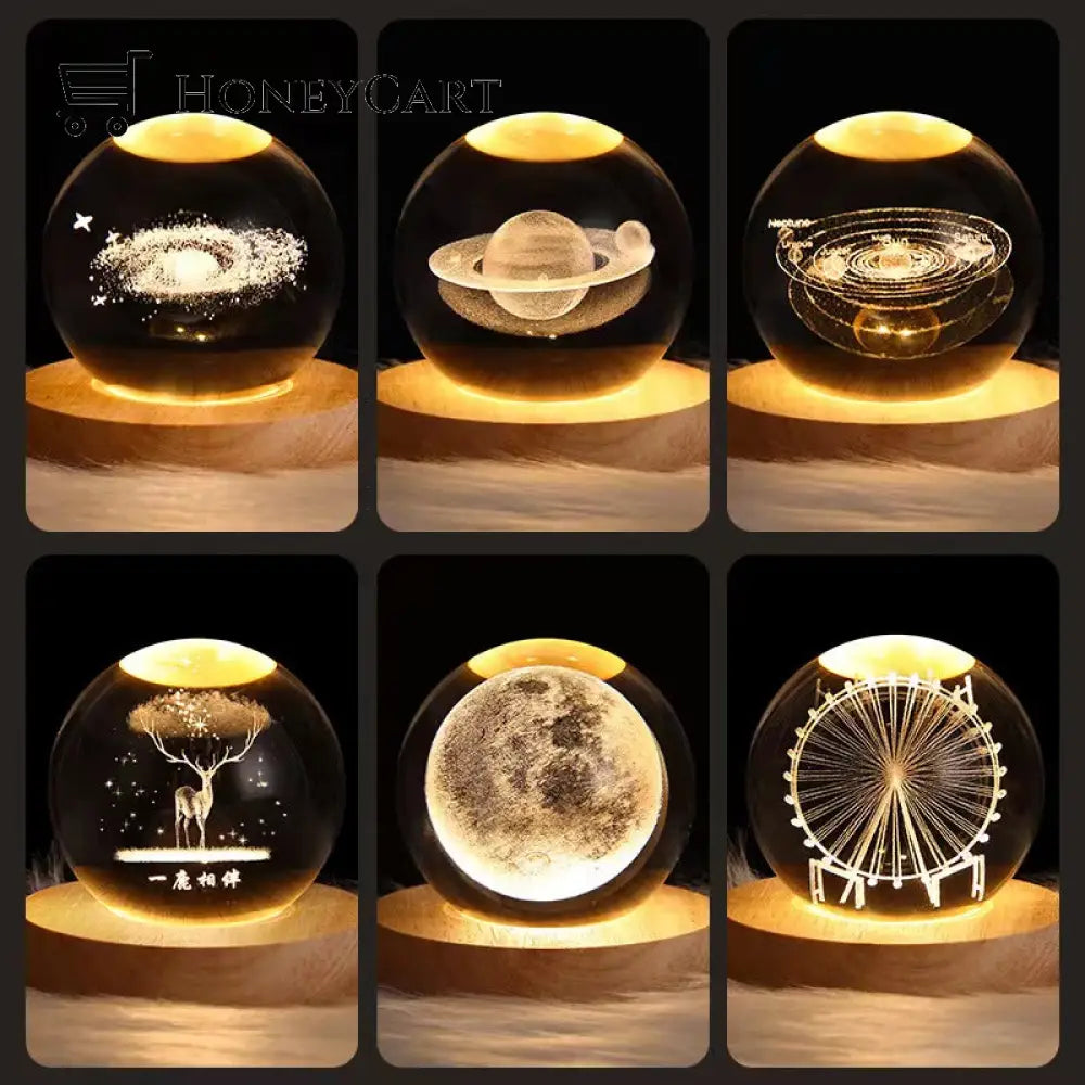3D Planet Crystal Ball