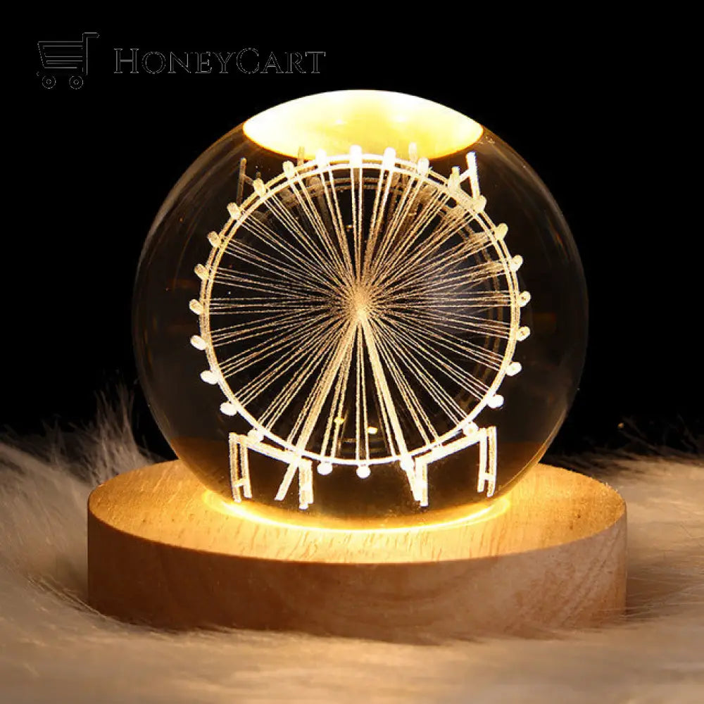 3D Planet Crystal Ball Carousel