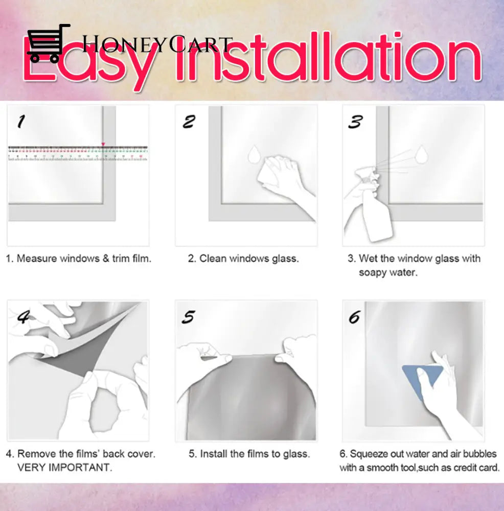 3D Rainbow Window Film Tool