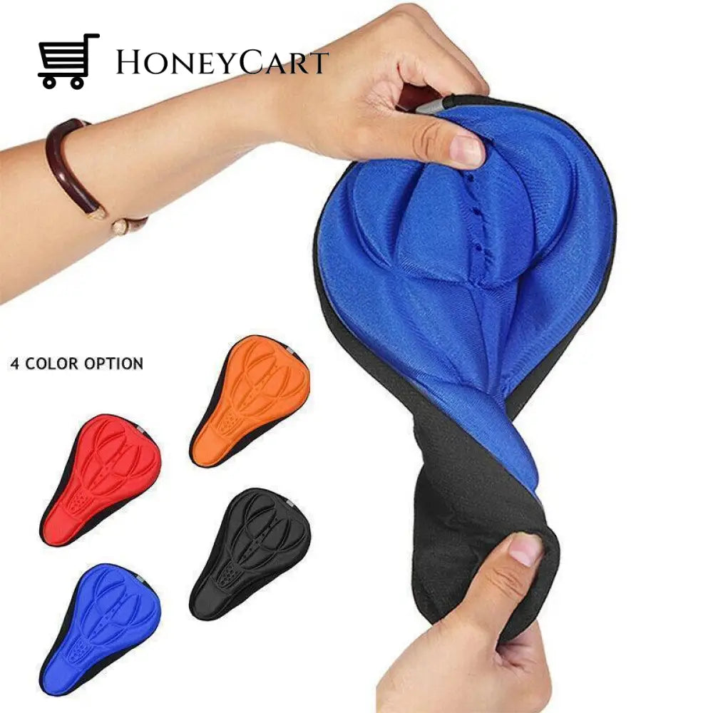 3D Silicone Soft Bike Seat Saddle Cover