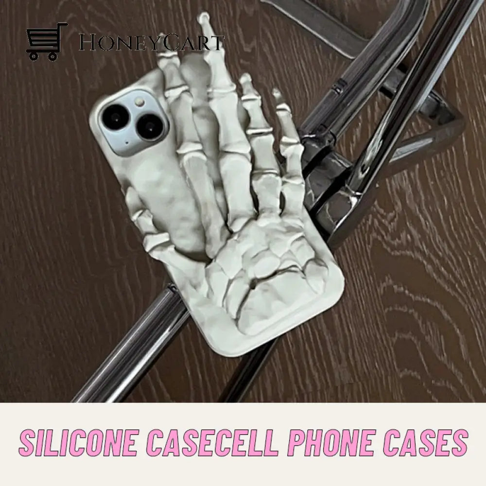 3D Skull Hand Phone Case Electronics & Accessories