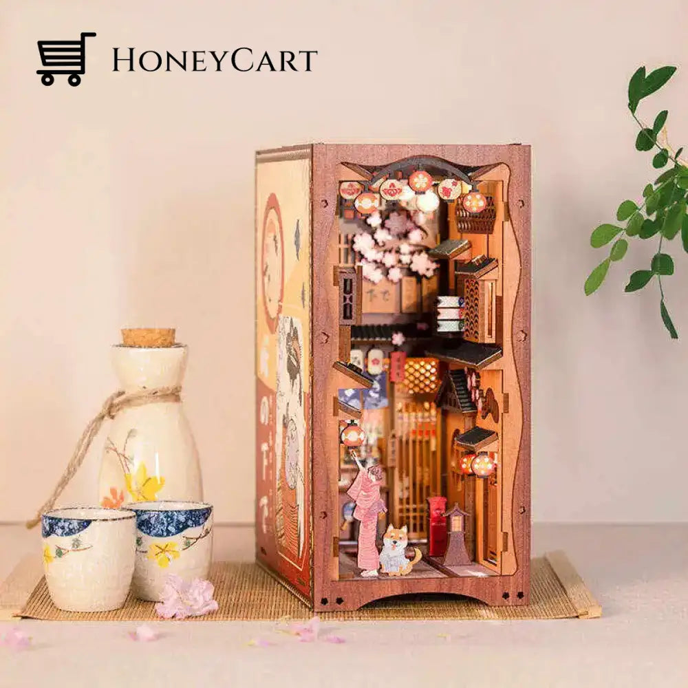 3D Wooden Puzzle Booken Sakura Tree Tool