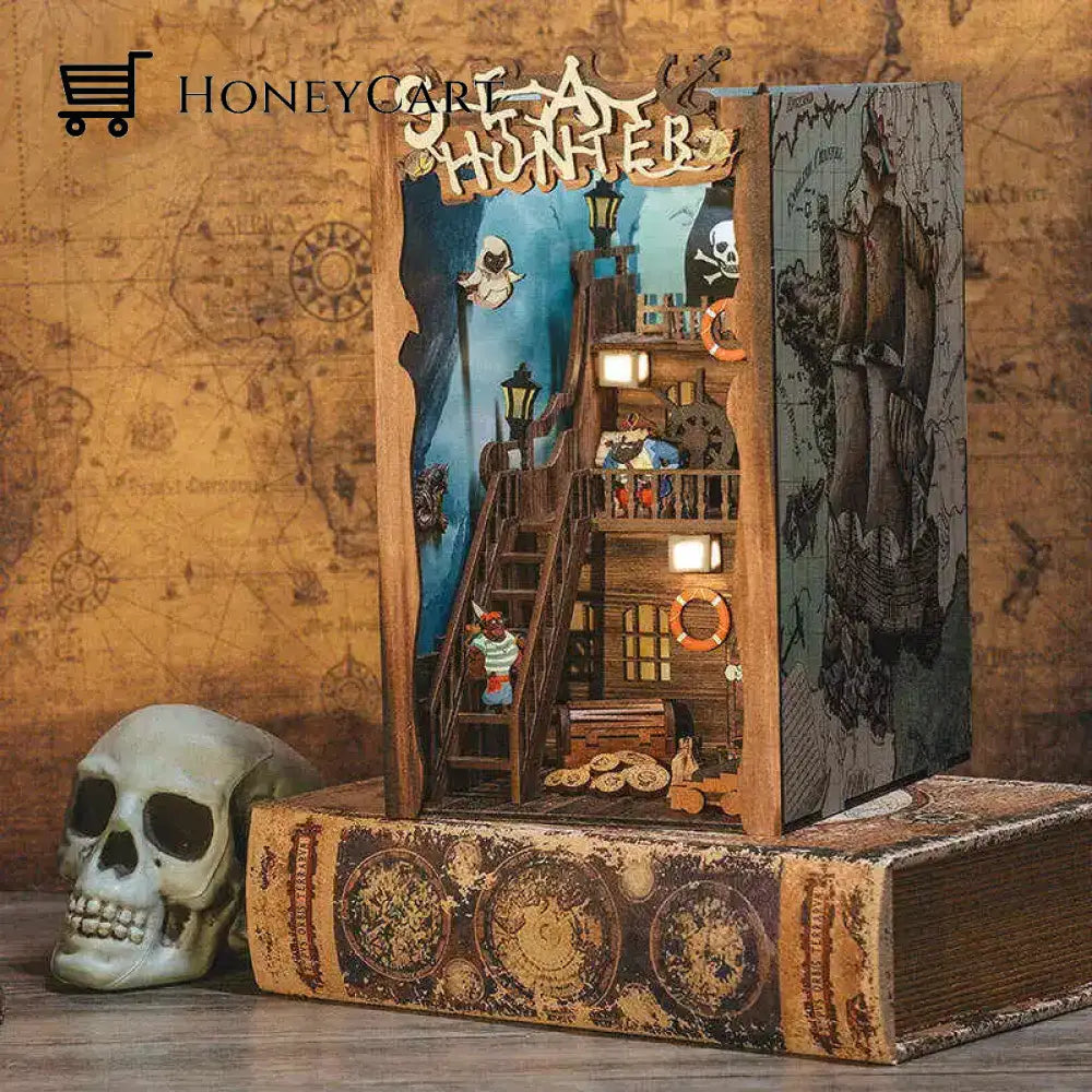 3D Wooden Puzzle Booken Sea Hunter Tool