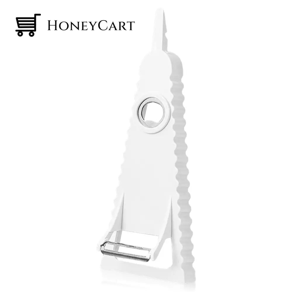 3In1 Fruit Peeling Bottle Opener White Openers