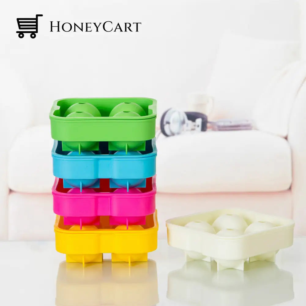 3Pcs Ice Cube Ball Maker Mold