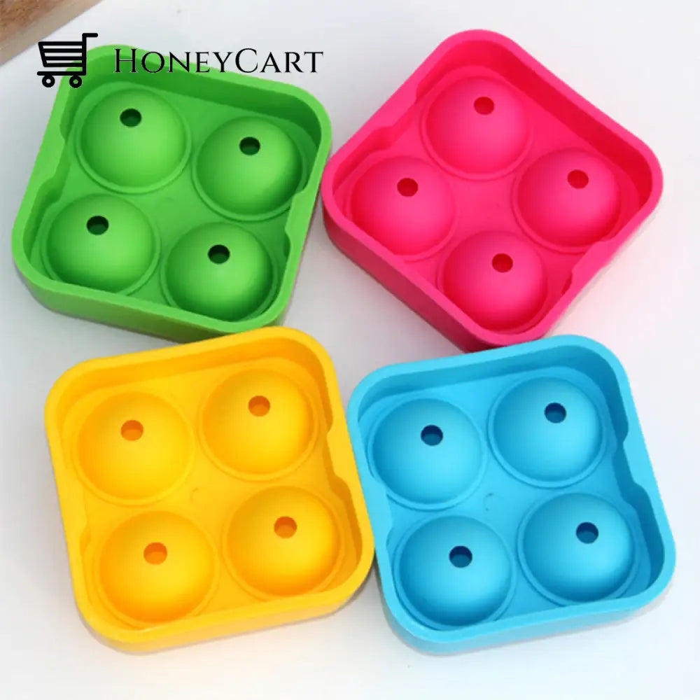 3Pcs Ice Cube Ball Maker Mold