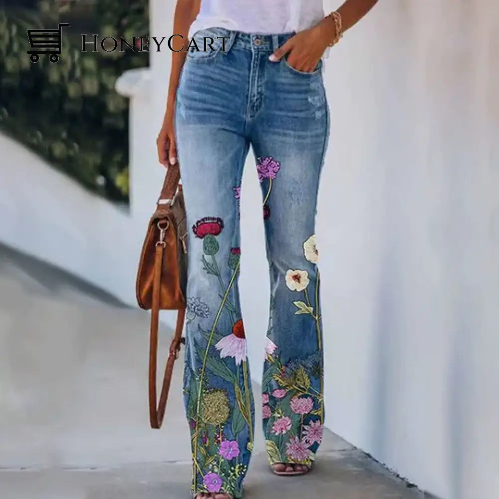 4 Button Flare Jeans Tool