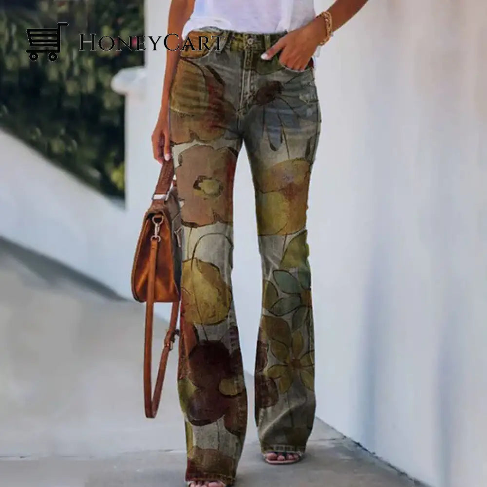 4 Button Flare Jeans Tool