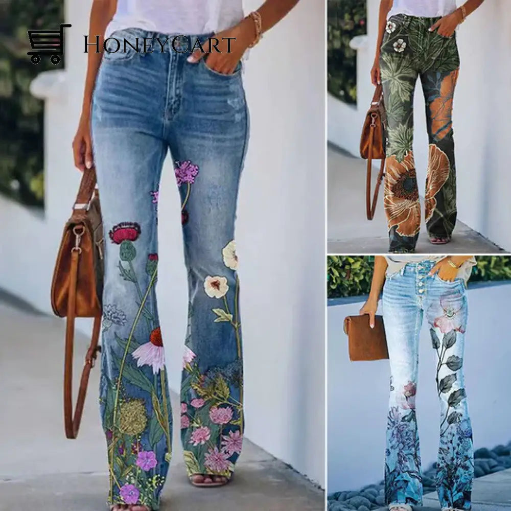 4 Button Flare Jeans Tool