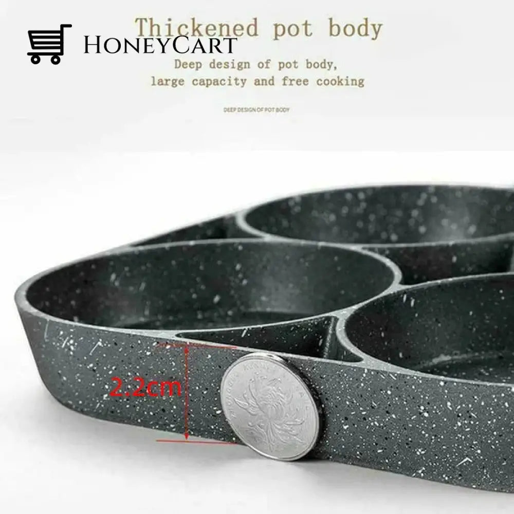 4 Hole Maifanshi Stone Non-Stick Egg Ham Pot Tool