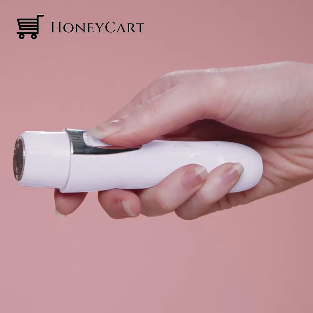 4-In-1 Womens Painless Compact Electric Facial Hair Epilator Remover White