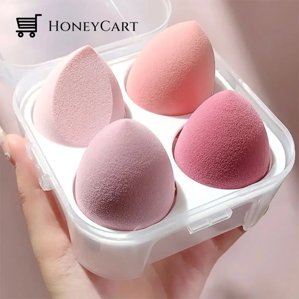 4 Pcs Makeup Blender Sponge Set