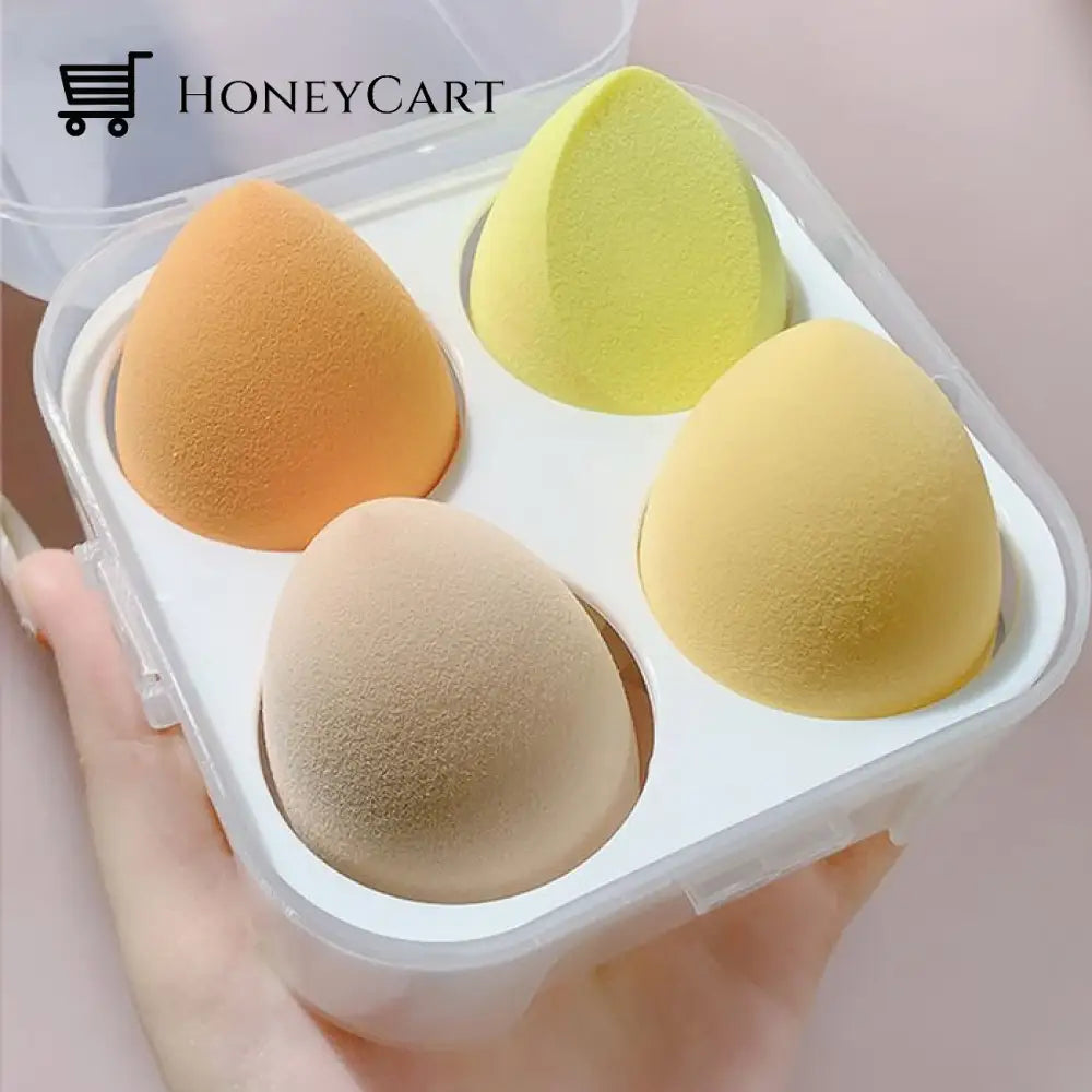 4 Pcs Makeup Blender Sponge Set