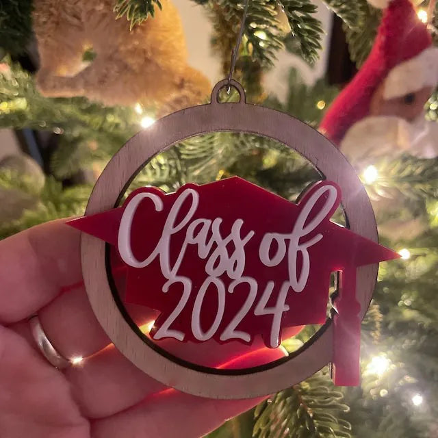 2024 Graduation Wooden Medal Pendant🏅