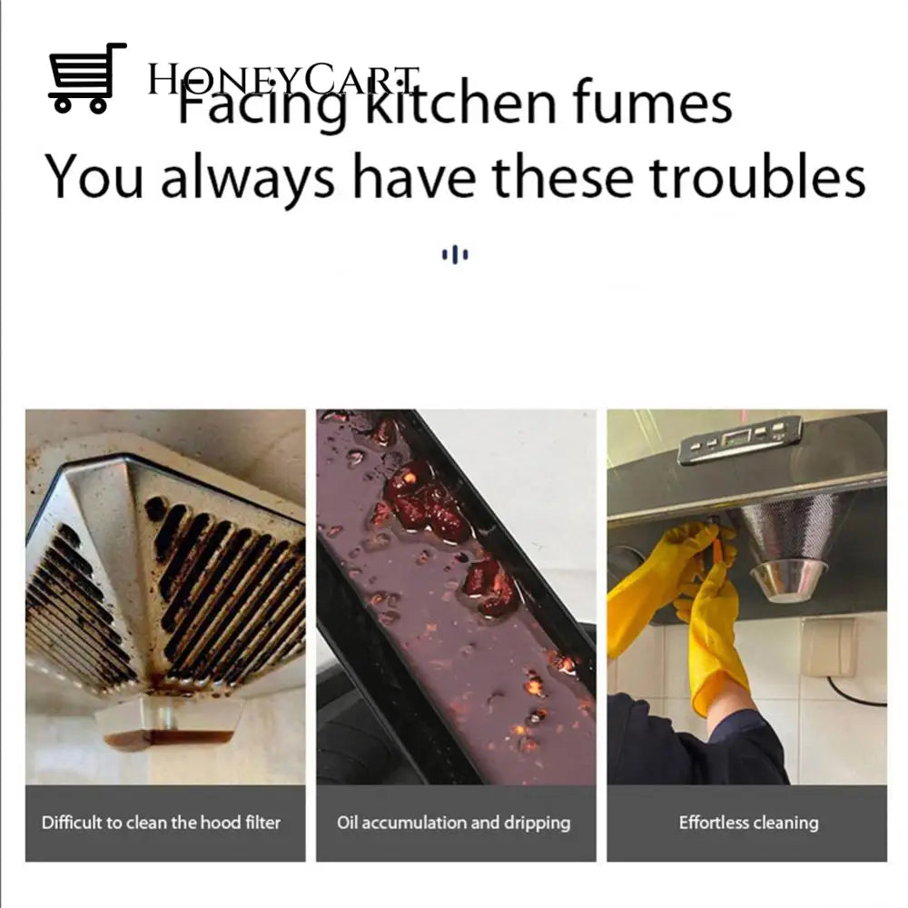 5 Bars Oil Absorbing Cotton High Ignition Point Side Suction Range Hood General Tank Thickened Can