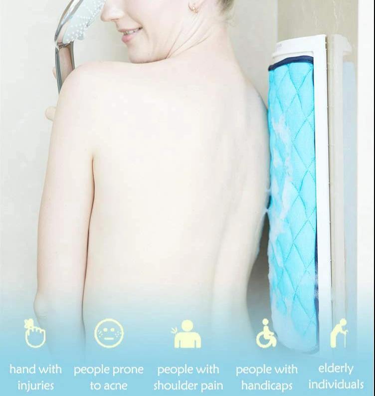 Back Scrub-Shower Back Scrubber Exfoliating Hands-free Shower Back