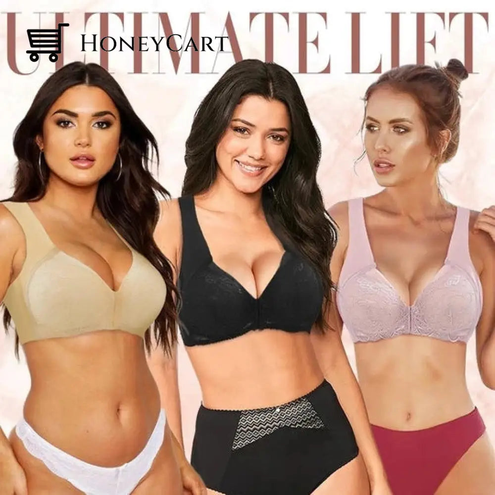 5D Front-Buckle Wireless Lifting Bra50% Off & Buy 4 Free Shipping