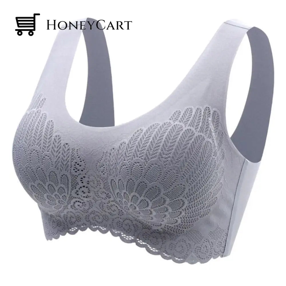 5D Wireless Contour Bra Gray / M Womens Clothing