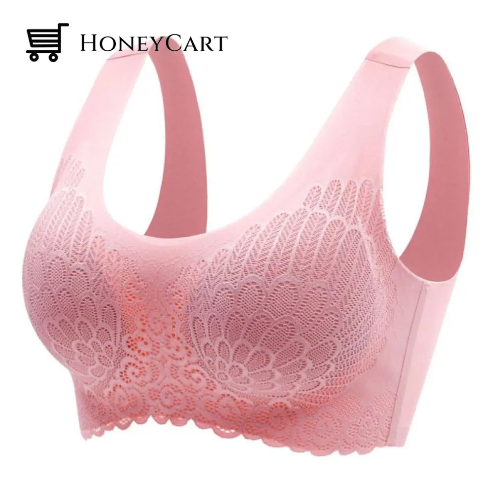 5D Wireless Contour Bra Pink / M Womens Clothing