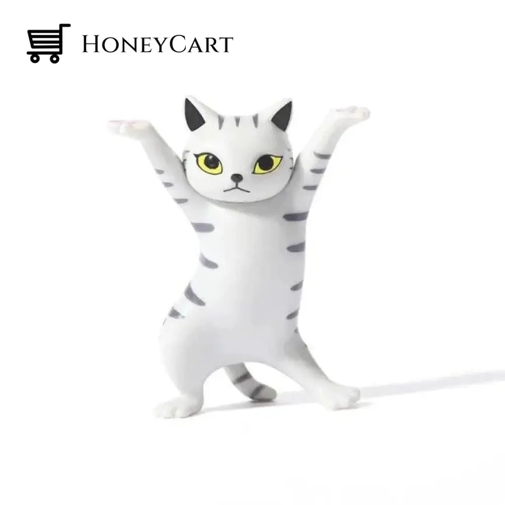 (5Pcs) Cute Dance Cat Multifunction Holders