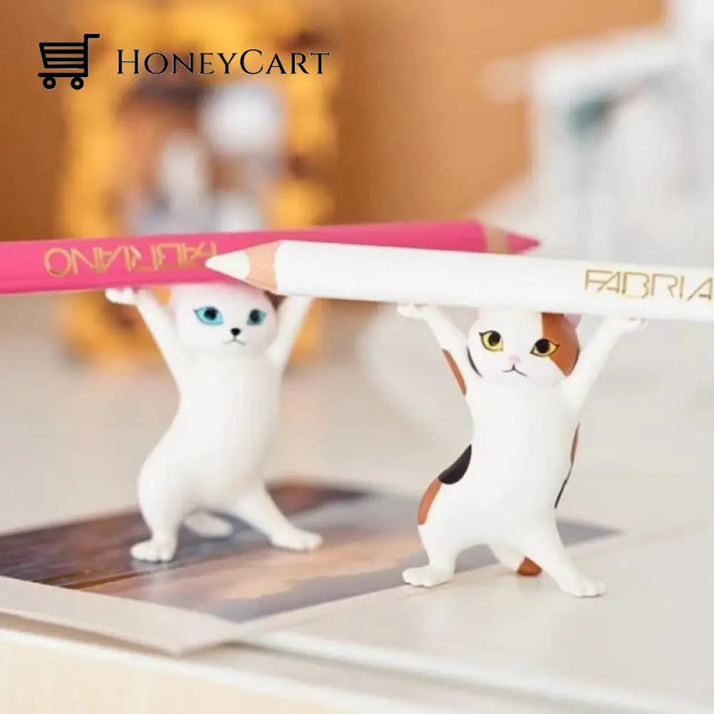 (5Pcs) Cute Dance Cat Multifunction Holders