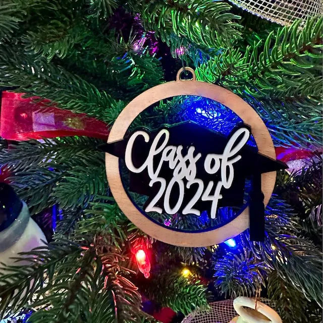 2024 Graduation Wooden Medal Pendant🏅