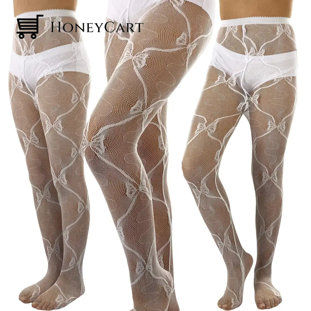 6-Pack: Tobeinstyle Girls Butterfly Lace Pantyhose Kids Clothing