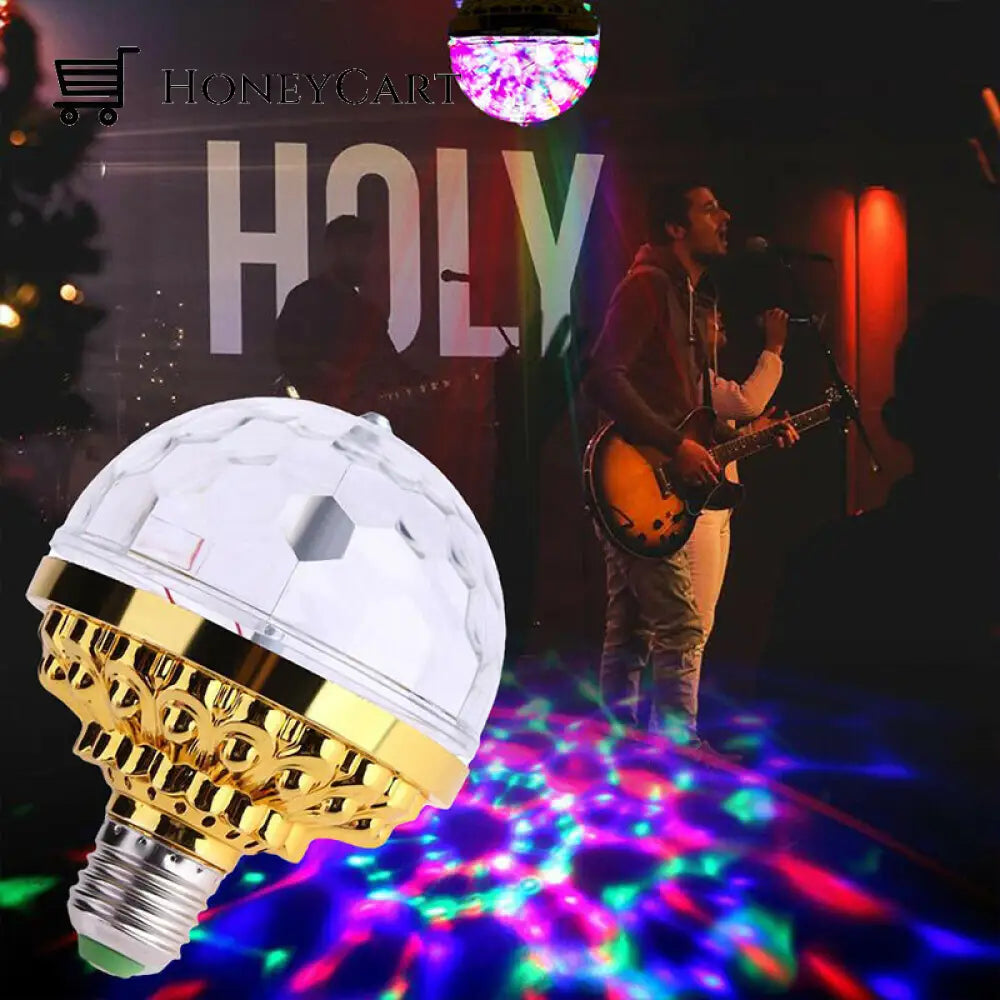 6 Rotating Led Golden Bead