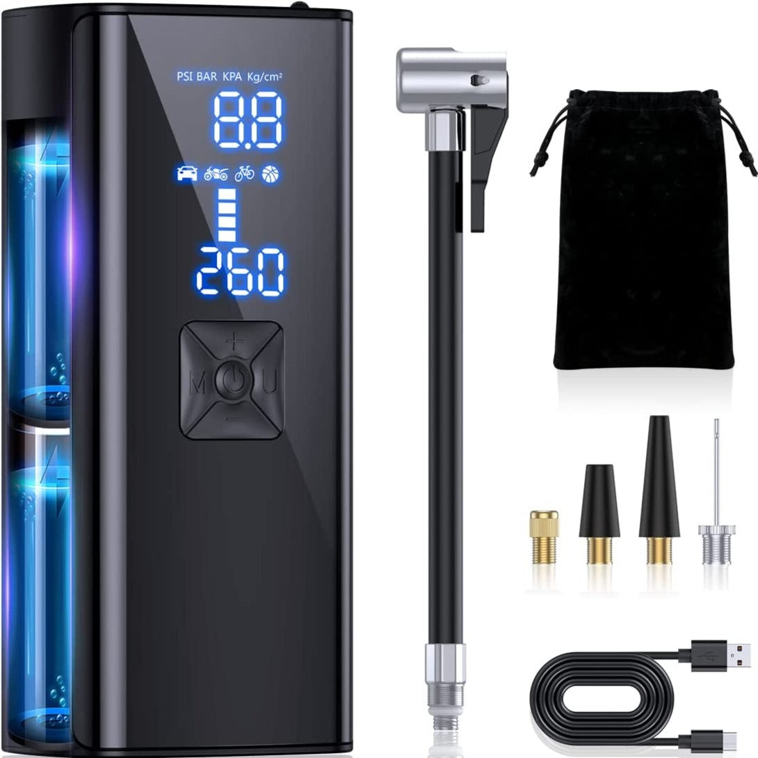 Auto Air Tire Inflator Pump - Top-Rated Electric Car Air Pump