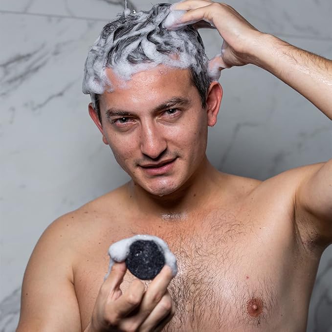 Black Soap - Gray Hair Remover Soap, Gray Hair Reverse Bar Shampoo