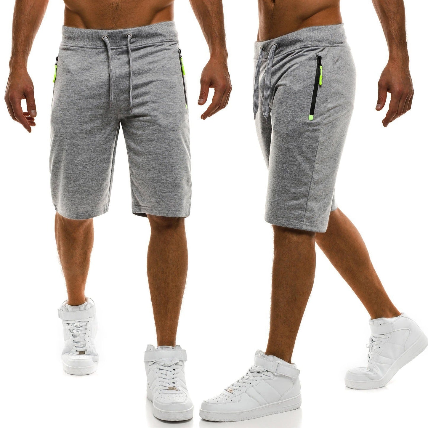 Tether Zipper Camouflage Shorts