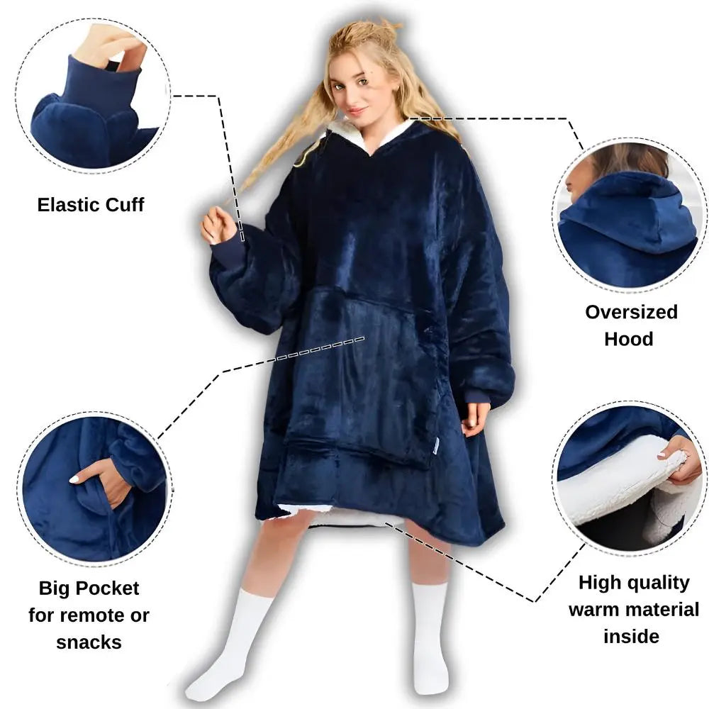 THE COMFY Cozy Warm Blanket Hoodie ( Kids & Adults )