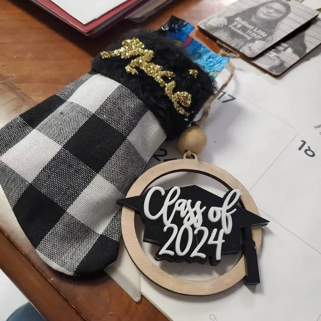 2024 Graduation Wooden Medal Pendant🏅