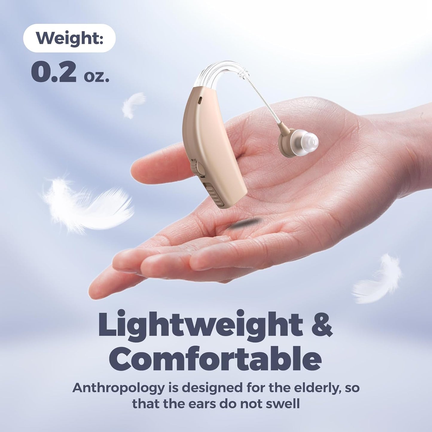 1Pair-BTE Rechargeable Hearing Aids