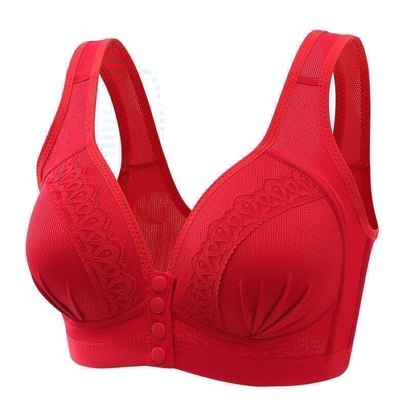 🥰Front Button Breathable Skin-Friendly Cotton Bra