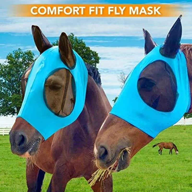 Anti-Fly Mesh Equine Mask for Horse