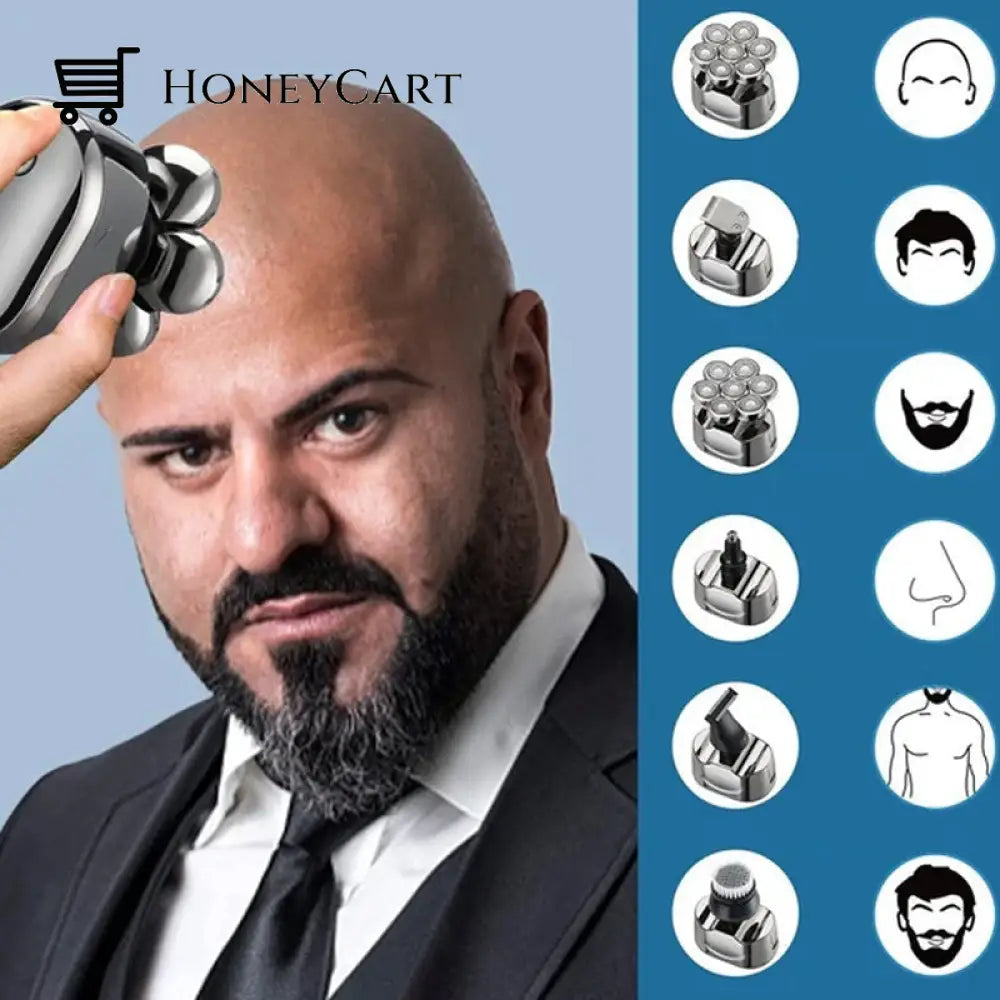 8D Upgraded Led Display 10 In 1 Multifunctional Shaver