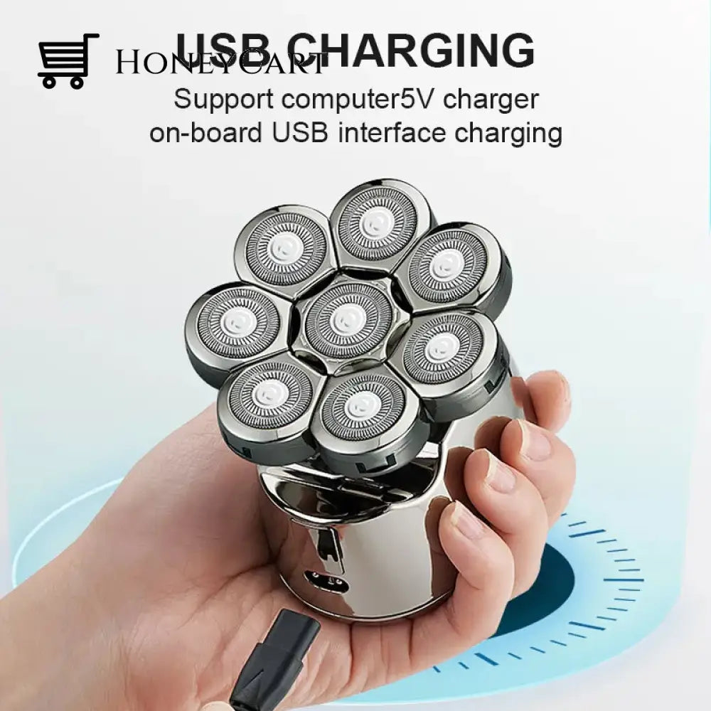 8D Upgraded Led Display 10 In 1 Multifunctional Shaver