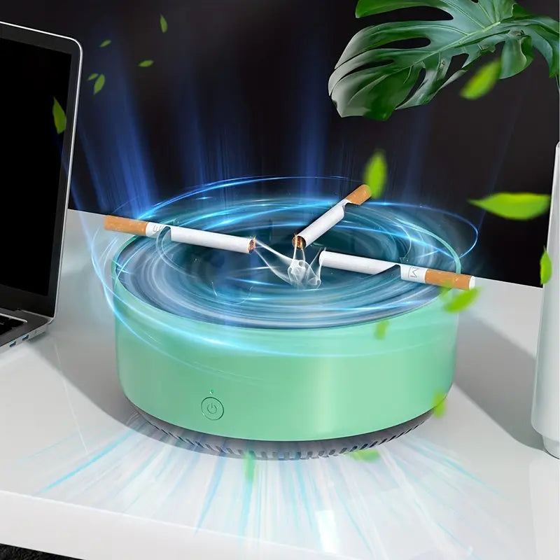 Smart Cigarette Ashtray Air Purifier, Remove Secondhand Smoke And Tobacco Odor Instantly
