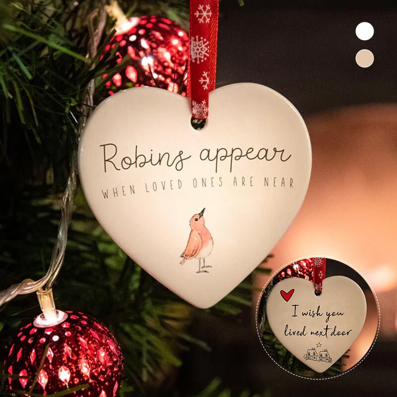 Friendship Heart Hanging Ornament(Ceramic)