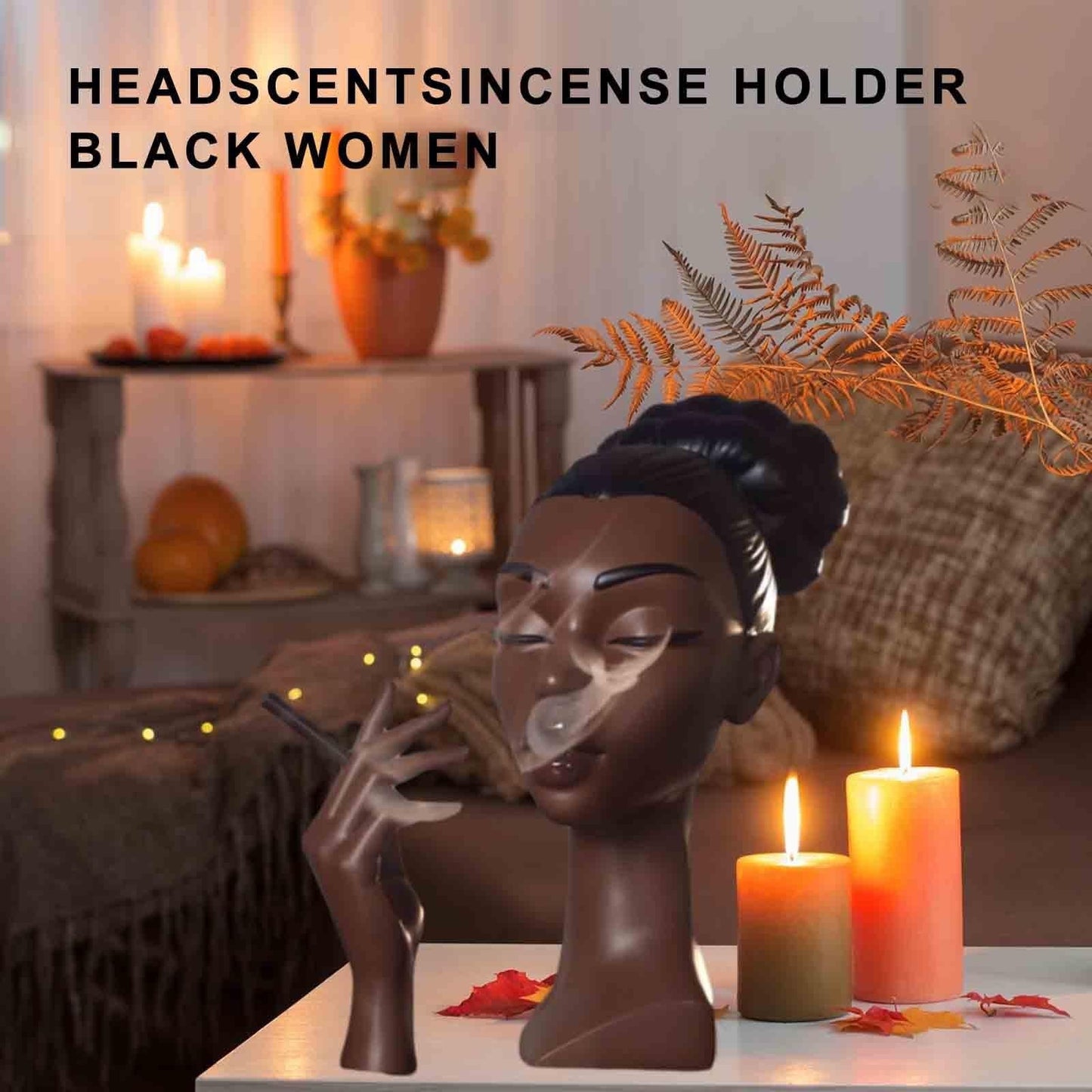 🔥💋Head Incense Burner Black Woman