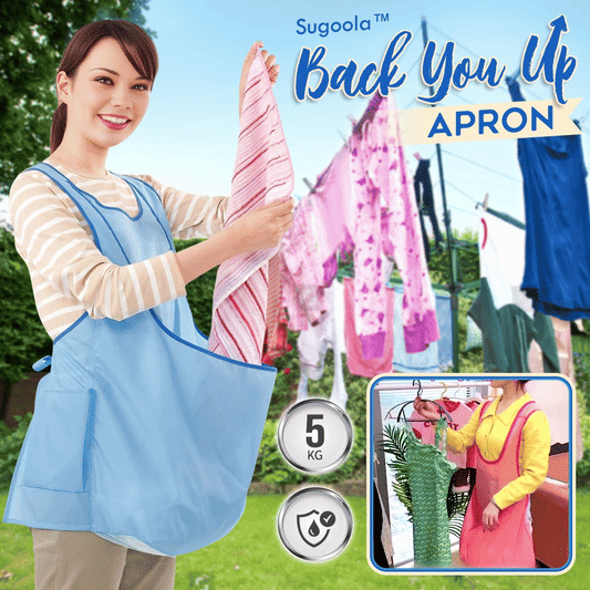 2 Pcs Back You Up Apron