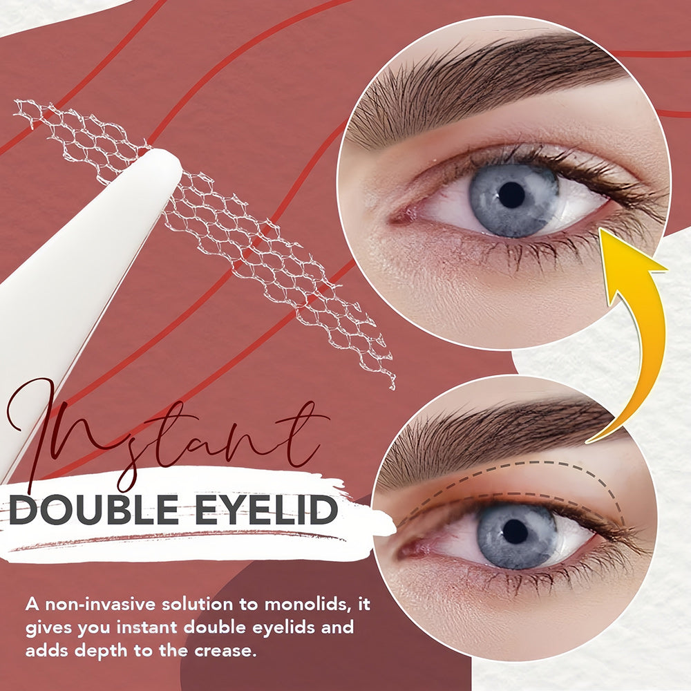 Glue-Free Invisible Double Eyelid Sticker(120 Strips / Pack)