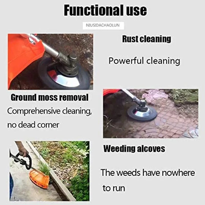 Weed Eater Head: Steel Wire Brush Cutter for Lawn Mower