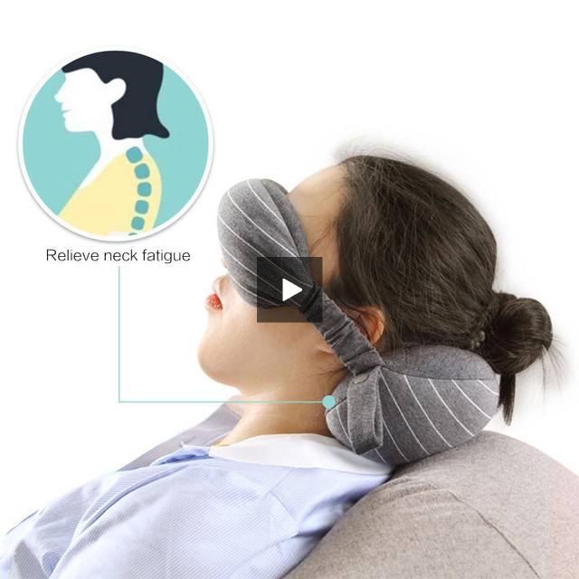 U Shape Neck Hooded Pillow