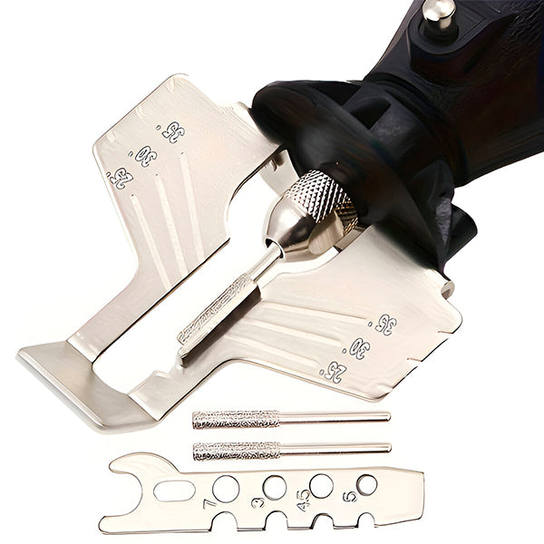 Chainsaw Sharpener with Integrated Sharpener