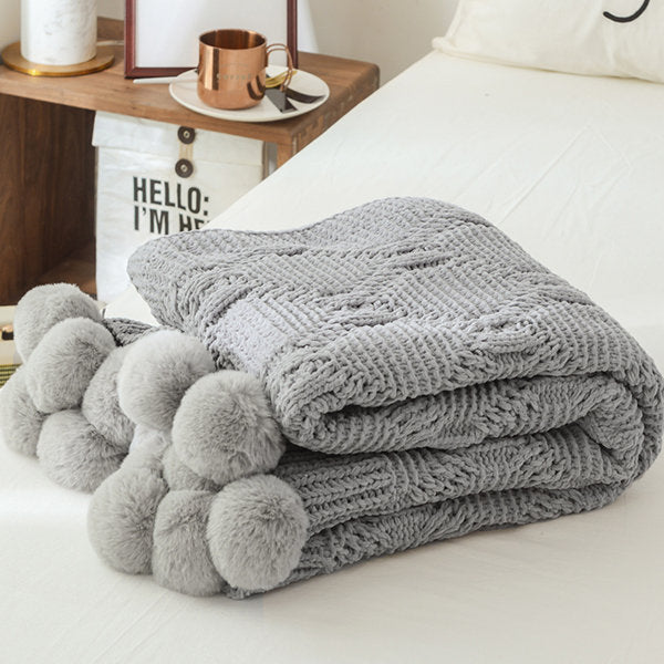 Chenille Nordic Style Blanket