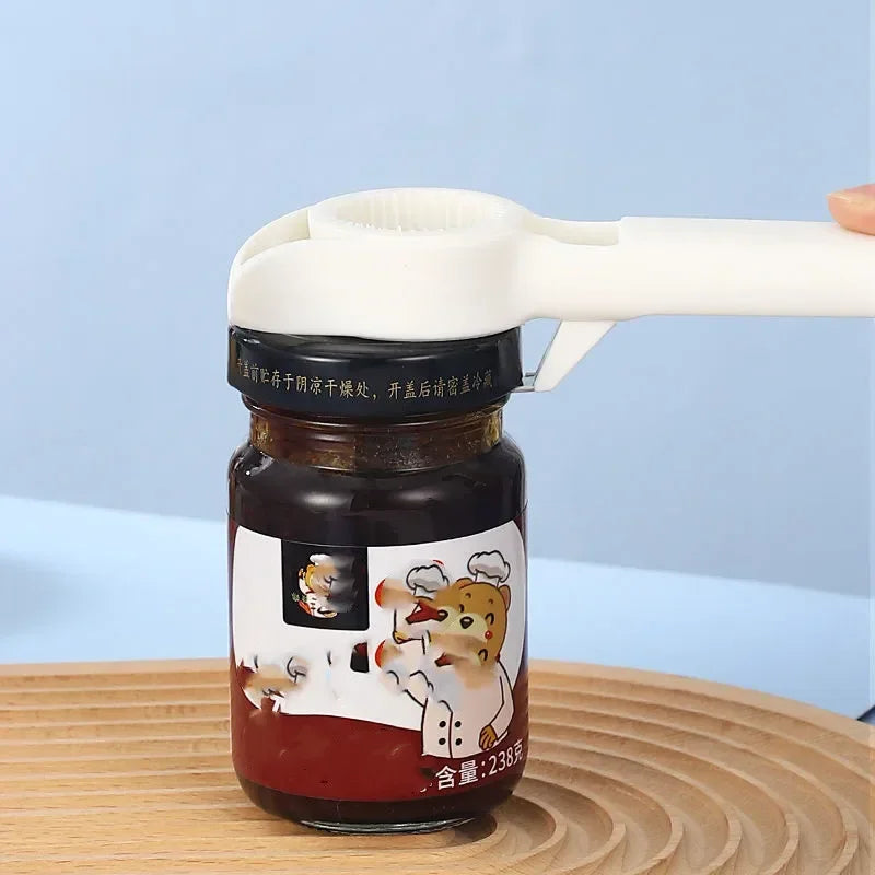 4 In 1 Beer Bottle Opener Multi-purpose Beverage Jar Can Bottle Opener Plastic Corkscrew Dining Bar Gadgets Kitchen Tool