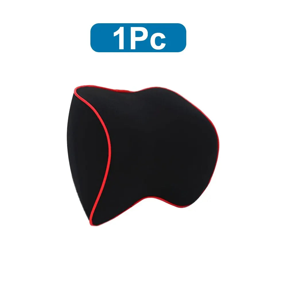 Car Neck Headrest Pillow Memory Foam Cushion - Support and Comfort for Long Drives